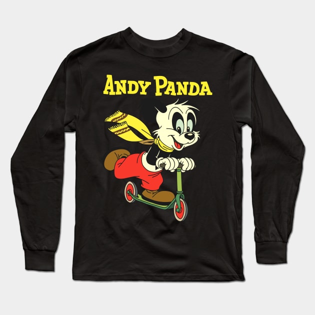 Andy Panda Classic Cartoon Long Sleeve T-Shirt by GoneawayGames